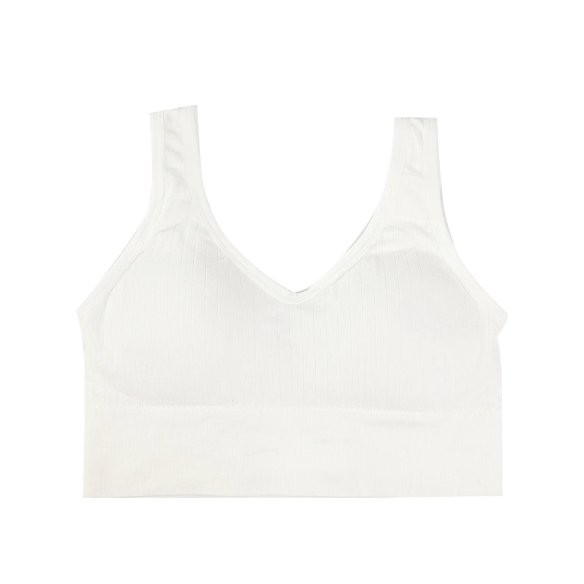 academia，roupa de academia femininas，sutiãs esportivos， Feminino Sem Bojo Basico Liso Sem Costura Nas Laterais，brasil