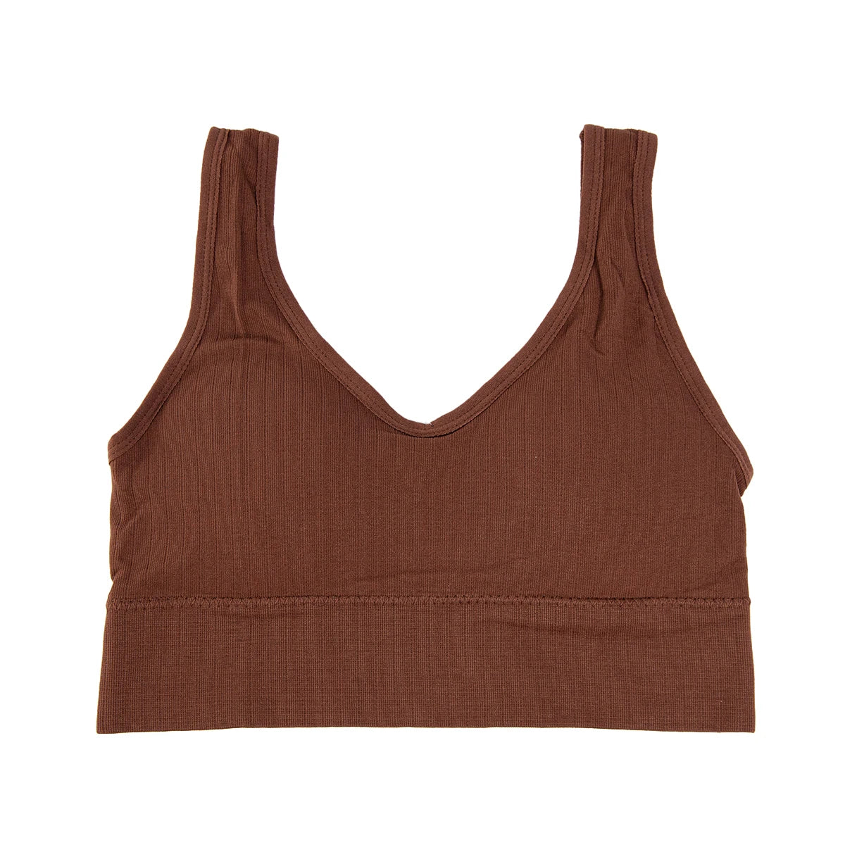 academia，roupa de academia femininas，sutiãs esportivos， Feminino Sem Bojo Basico Liso Sem Costura Nas Laterais，brasil